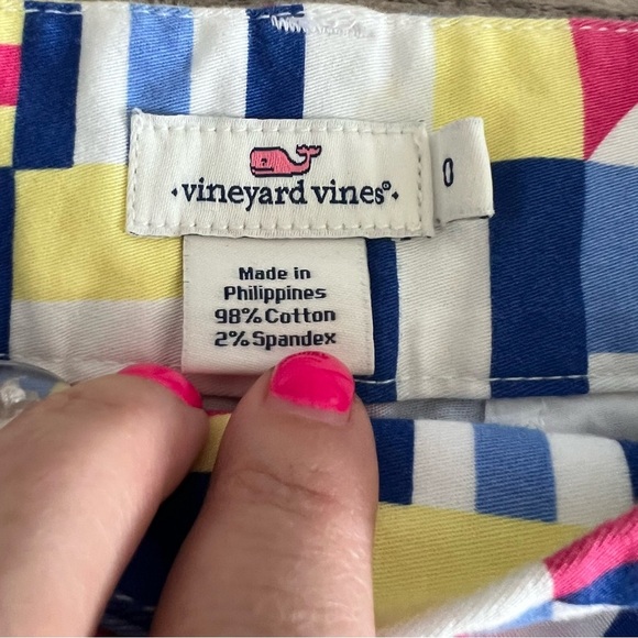 Vineyard Vines Multicolor Nautical Women's Shorts 0 - Picture 3 of 4